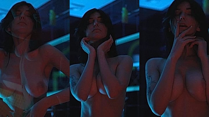 Irena Ortega shwoing her Big Tits in wash area leaked video