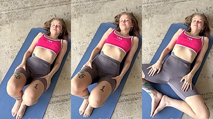 Baby Riley hot workout video clip