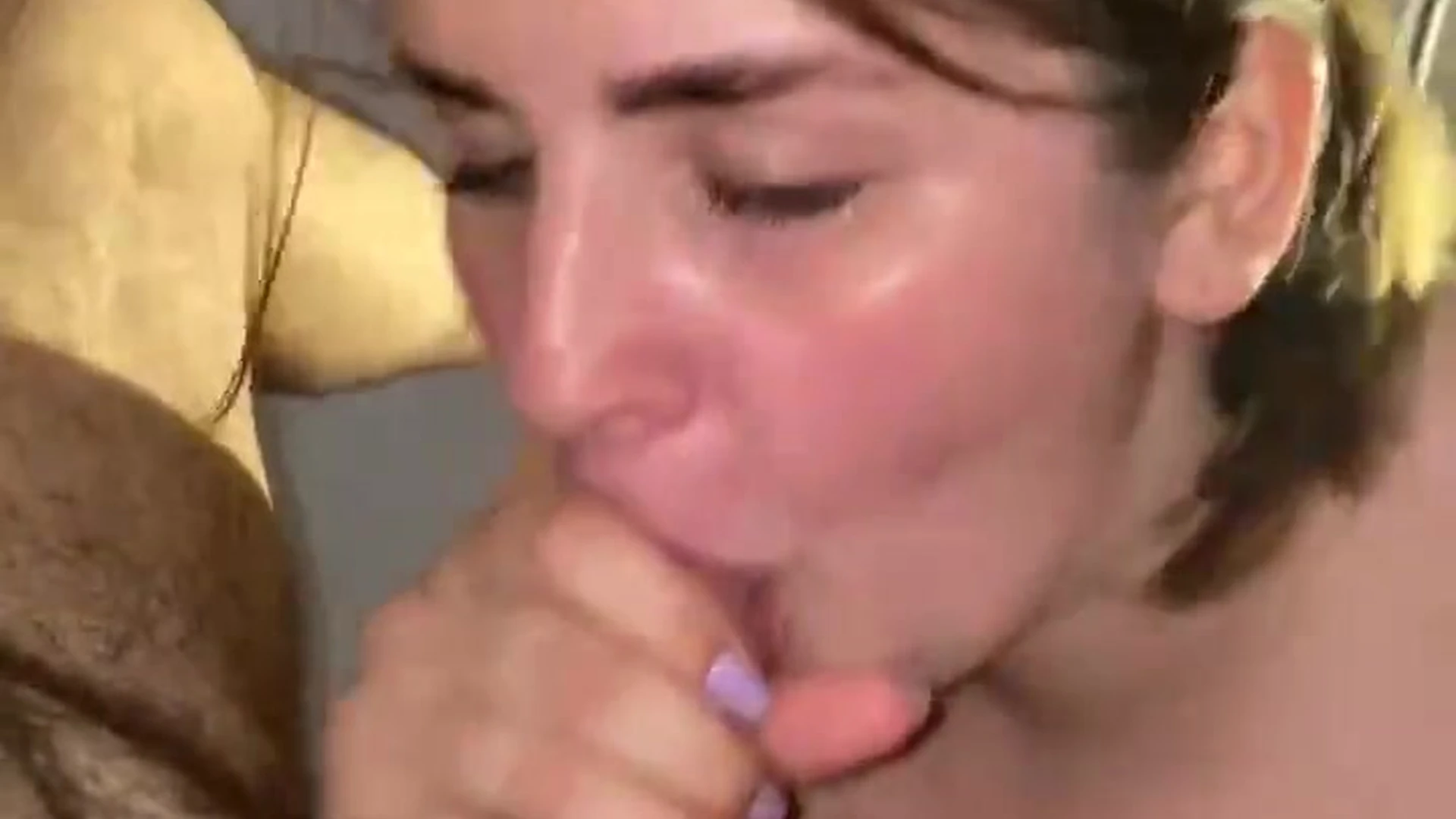 busty goddess Molly Evans sucking you slowly until you moan my name