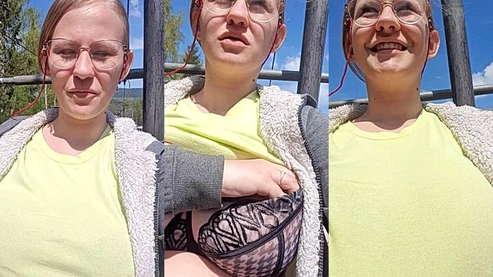 sexy onlyfans model took off her shirt to take a picture of her big tits in lacy lingerie