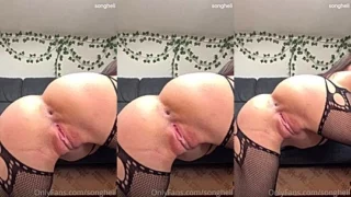 sexy diva Songheli in sexy lingerie pussy tease hard on couch till she moan soft leaked onlyfans video