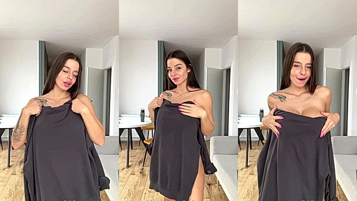 Sonya Jess slowly rubs her body to make you hard and horny
