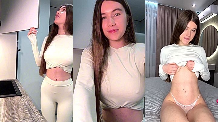 Horny onlyfans model Marichka fingers her wet pussy and moans really loud