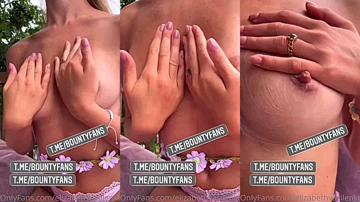 onlyfans leak model Elizabeth Vasilenko no bra just boobs and naughty intentions