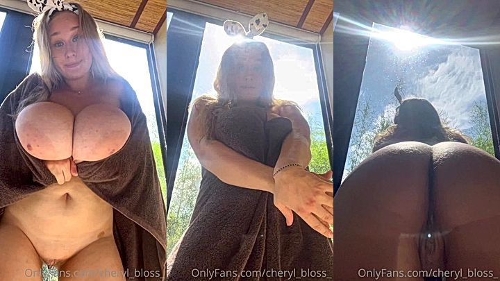 horny doll Cheryl Blossom plays with huge tits and spreads sexy ass wide for the cam, onlyfans leak