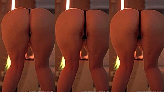 wild russian chick Vladislava Shelygina takes off her black panties and twerks her sexy ass for the cam, onlyfans leak