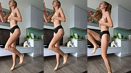 bad girl Yourina  titty tease all over living room like a slut onlyfans leak video