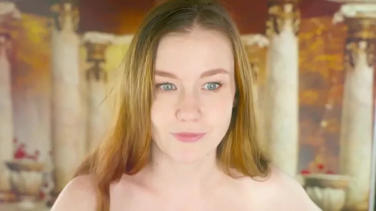 nasty hot ukranian model Emily Bloom big massive boobs hang loose while she show off her toys