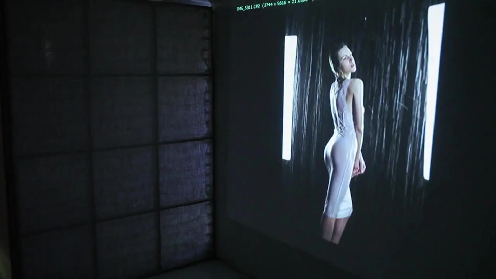 hot chick undresses to show off her sexy body