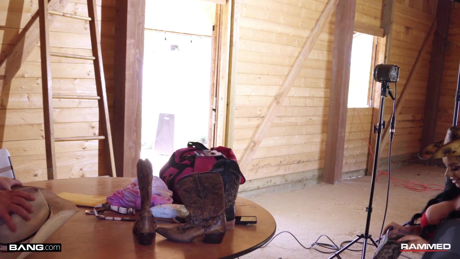 sexy Payton Preslee pussy stuffed in by BBC while still on set